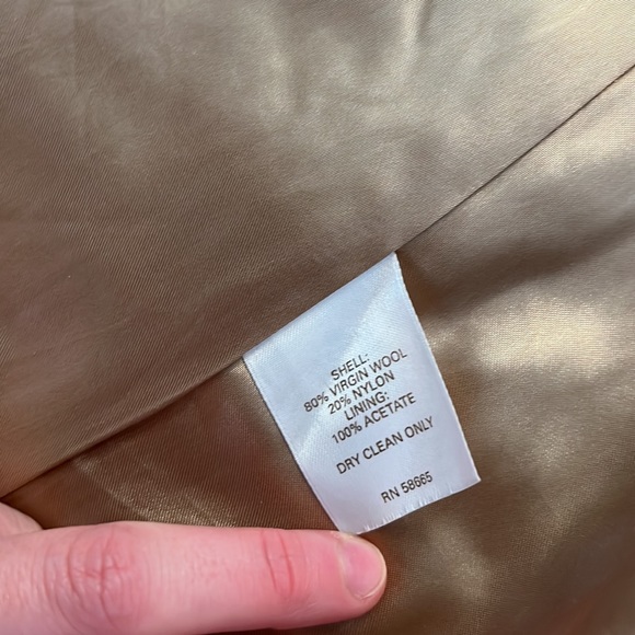 Halogen brown wool coat - Picture 8 of 12